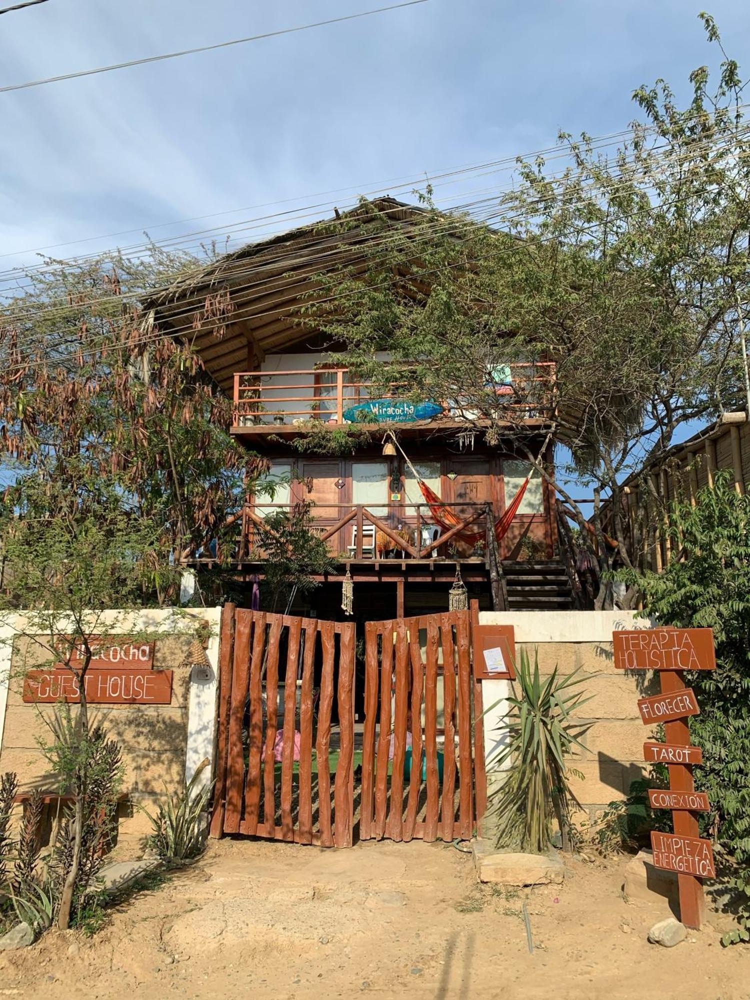 Wiracocha Hostal Máncora Zewnętrze zdjęcie